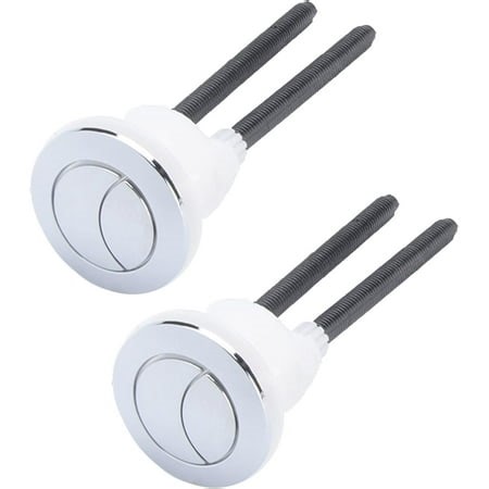 38 * 46mm Flush Push Button, Universal Double Round Head Flush Button High Pressure Pump for Bathroom Toilet Push Button, Toilet, Water Tank (Weiß-2) - Walmart.ca