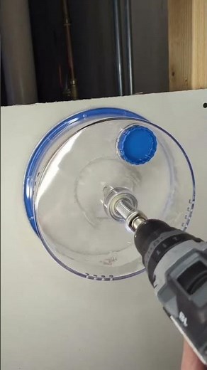 Testing out this sweet adjustable hole cutter that's perfect for drywall