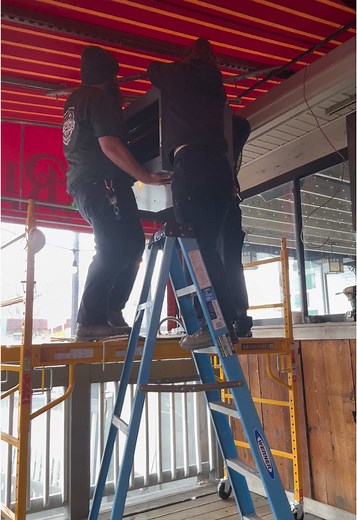 Hung up some Hot Dawg heaters at the Ridley House with the team. My guys from sales tech were so kind to show up for us and jump on the install. The team worked so well together to get this job done timely, make sure it worked properly, and was up to the McGinley standard 👌🏻 and we set the bar high baby!@chazw7712 @Lorenzinthebenz @Johnssn @McGinley services #hvacrlife #fyp #installlife #teamwork #makesthedreamwork #McGooberTime #hvacrQueen