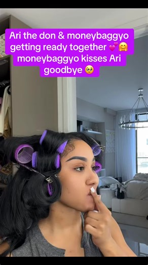 In this video, Ari The Don and Moneybagg Yo are getting ready to head out the house. Ari is doing her makeup—such a girl 🤗—she has to finish her makeup and re-curl her hair. She looks absolutely beautiful, and she says she’s making every day count in the new year! ✨ #arithedon #moneybaggyo #gettingready #grwm