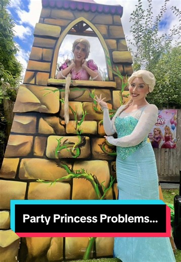 the struggle is real 🥲 #fyp #partyprincess #elsa #kidsparty #ick | Disney Princess Party