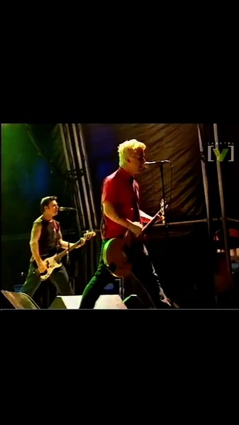 Green Day Performing 'Minority' at Livid Festival 2000