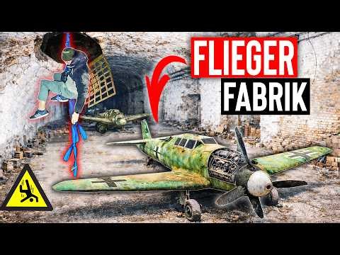 MÜLLSCHACHT führt in WWII-FLIEGERFABRIK!🪖|FUNKTIONSFÄHIGER BUNKER in 40km grossem TUNNELNETZ!