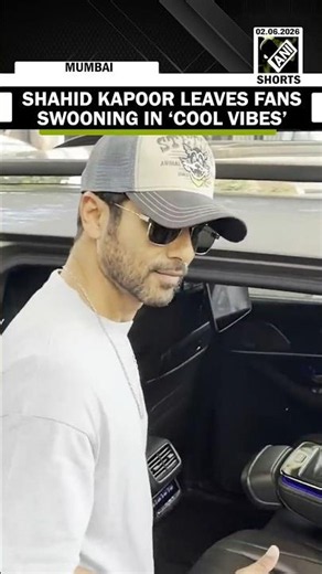 Shahid Kapoor serves effortless swag in white casual look in Mumbai