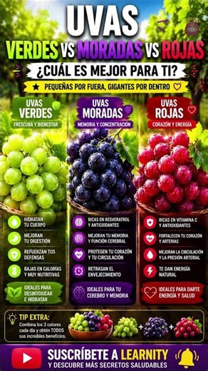 los increíbles beneficios de la uva 🍇🍇🍇🍇