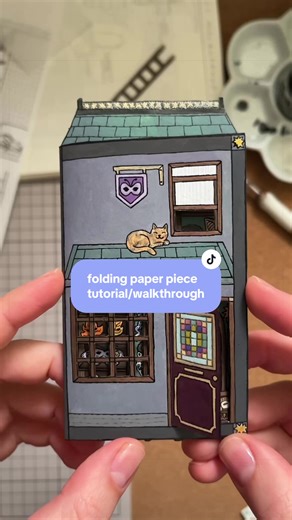 Paper Art Tutorial: Folding Piece Walkthrough