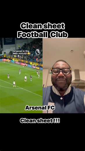 Clean sheet FC #ArsenalFC #Teamwork | Loya Victor