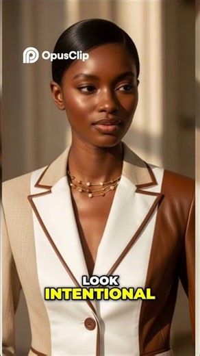 This Color Trick Makes Basic Clothes Look Expensive #fashiontips #neutralstyle #outfitinspo