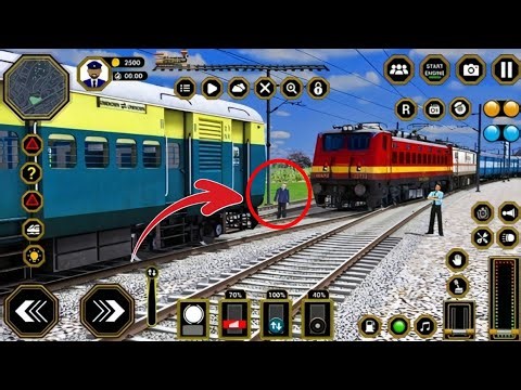 New Train Game 🚆 | Indian Train Game | Best Train Simulator Gameplay 2025 | Gaming Commando 99