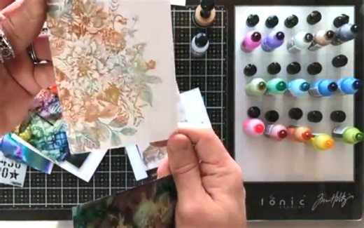 【油管搬运】ALCOHOL LIFT-INK——Tim Holtz