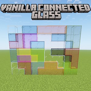 Vanilla Connected Glass (No OptiFine   Works with any resource pack) Minecraft Texture Pack