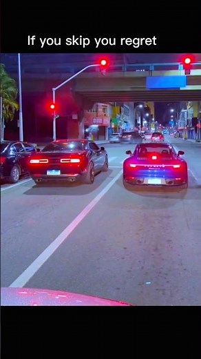 Dodge Challenger SRT vs Porsche… But Supra Steals the Show 😈 #shorts #supra #supramk4 #porche911