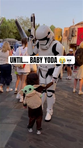 STORMTROOPER WAS IN CONTROL… UNTIL BABY YODA 😭💀
