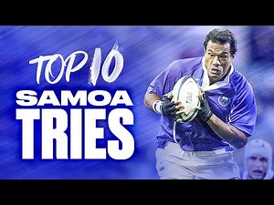 💪 Magnificent Manu Samoa 🤩 | Top 10 Manu Samoa Tries at RWC