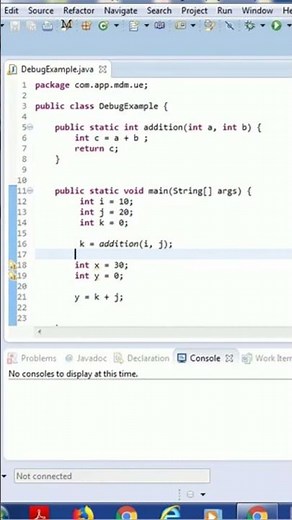 How to Debug Java code in Eclipse #javadebug #debug #javacode #mdm #development