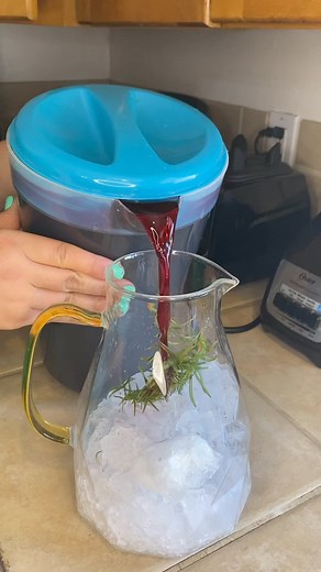 Agua Fresca de Jamaica con Romero #aguafresca #jamaica #recipe #learningtocook #fyp #100K #parati #fbreelsviral2024 #gabbysrecipes | Gabby’s recipes