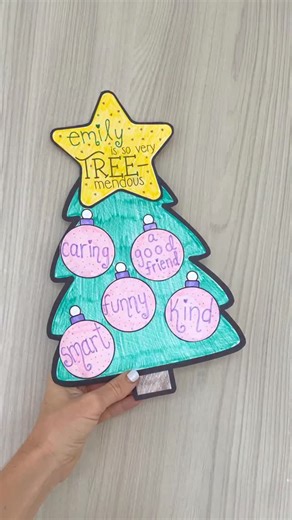 Bek McRae on Instagram: "🎄 comment “TREE” for the info 🩷💕 This is the perfect little December activity 🎄❄️ plus it also comes with a bulletin board kit ❤️❤️ What Is Included? 🎄tree template 🎄page with ornaments and a star 🎄large ornaments option 🎄one simple font option 🎄”our class is tree-mendous” in one page poster, medium or large size bulletin board letters 🎄7 large and medium cut-and-paste Christmas trees 🎄7 medium Christmas trees on one page for simple print and low prep 🎄2 page
