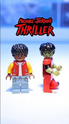 Building MICHAEL JACKSON’S THRILLER in LEGO! 🧟‍♂️⚡️ #michaeljackson #legocustom