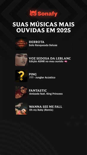 agora que vocês já performaram, vamos pra verdadeira lista de músicas mais ouvidas desse ano. | League of Legends