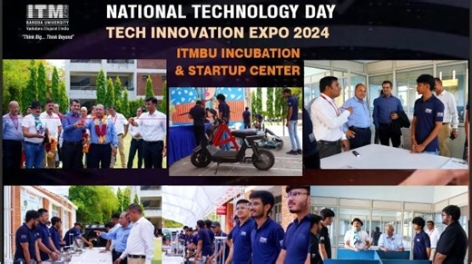 Tech expo at ITM SLS Baroda University spurs startup surge on national technology day
