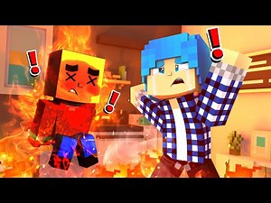 MON FILS EST MORT DANS L'INCENDIE ? Minecraft