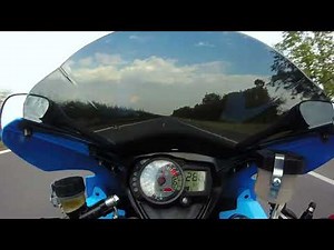 the top speed with Suzuki GSX-R1000 Rizla+