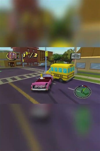Simpsons Hit & Run is a drift sim now #gaming #simpsons #hitandrun #tokyo #drift