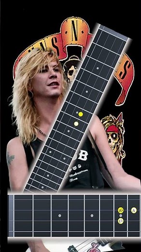 Welcome to the Jungle on Bass 🎸 | Easy Notes Tutorial for Beginners