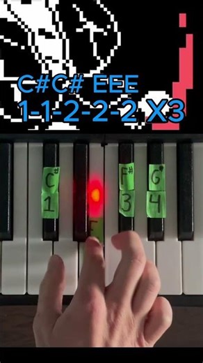 Undertale - Grab The Knife | Piano Tutorial #undertale #shorts #pianotutorial #deltarune #memes