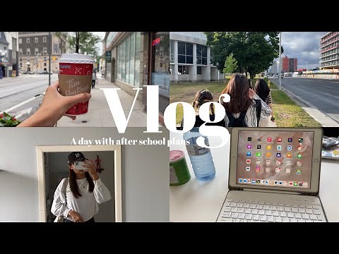 (ENG)カナダ留学🇨🇦| 放課後予定がある日の留学生vlog 🎞| study abroad in Canada