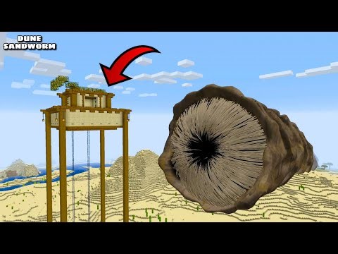 SURVIVING FROM DUNE SANDWORM ARRIVAL in Minecraft - Gameplay - Coffin Meme