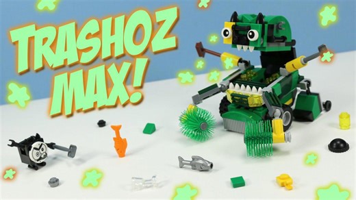 Lego Mixels Series 9 Trashoz Gobbol Sweepz & Compax Pdf Max Opening Build