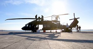 1st Combat Aviation Brigade, 1st Infantry Division Soldiers and Amentum/DynCorp International members prepare a UH-60 Black Hawk for port departure in #Greece. 1CAB will hand off its mission to 1st Air Cavalry Brigade "Air Cav" in support of #AtlanticResolve across Europe. U.S. Army video by SSG Jennifer Reynolds 196th MPAD U.S. Army Europe and Africa U.S. Army Forces Command (FORSCOM) 21st Theater Sustainment Command SDDC U.S. European Command (EUCOM) V Corps III Corps and Fort Hood U.S. EMBASS