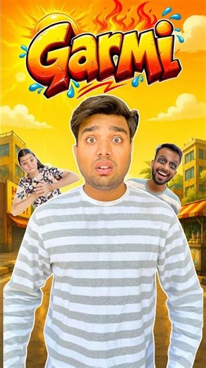 💦Garmi Se Hua Dholak Niwasiyo Ka Dimag Kharab☀️#shorts #garmi #summer #relatable #comedy