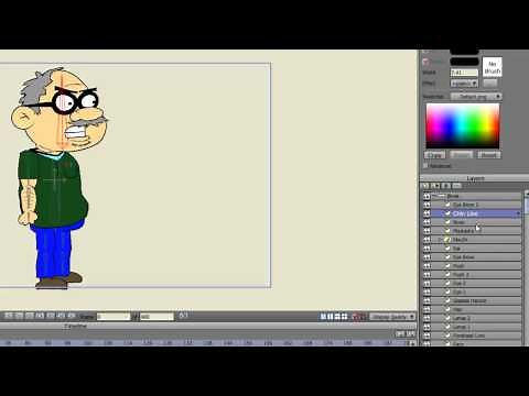 Animating a Character with Bones in Anime Studio