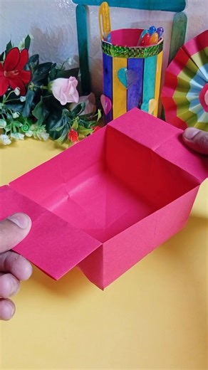 Diy Amazing Paper Box 🎁 #paperbox #diycrafts #diy #trending #shorts