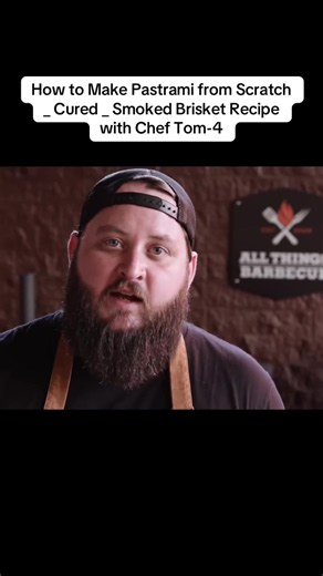 How to Make Pastrami from Scratch _ Cured _ Smoked Brisket Recipe with Chef Tom-4