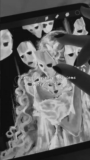 Grayscale to color ✨ Cinematic digital art transition with satisfying rendering #art #digitalart