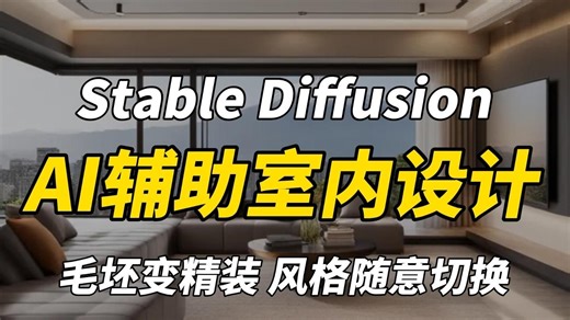 【2025最强AI室内全流程】Stable Diffusion辅助室内设计详细教程（附SD安装包插件）一键快速生成你想要的效果图，人人都能成为设计师！_哔哩哔哩_bilibili