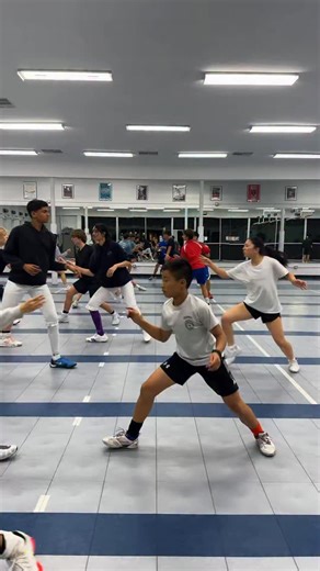 What’s on tonight? Coach Oleksii is leading the group class. Check out our competitive fencers and their training in between the tournaments. #fencing #fencer #foilfencing #fencingcoach #coaching #training #fencingvideo | Silicon Valley Fencing Center