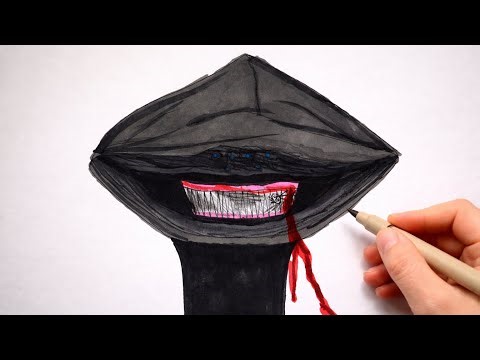 How to Draw El Gran Maya | Scary Monster Drawing Tutorial