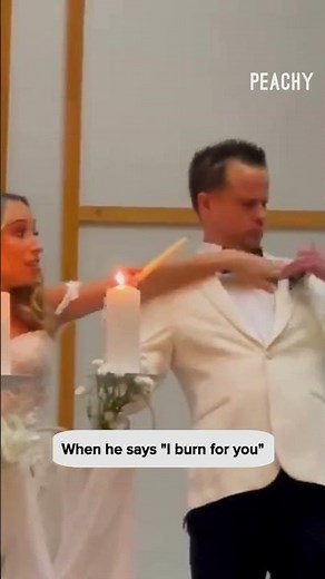 Watch new wife save the day! 😜 #wedding #fail #shorts