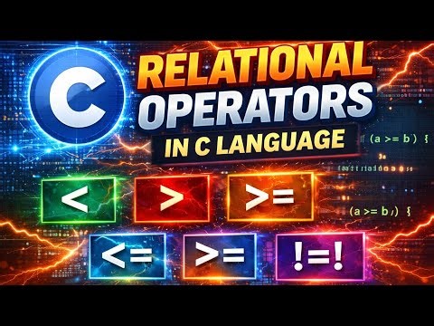 Relational Operators in C Programming (Easy Explanation) #codewithlogic #coding #logic #programming