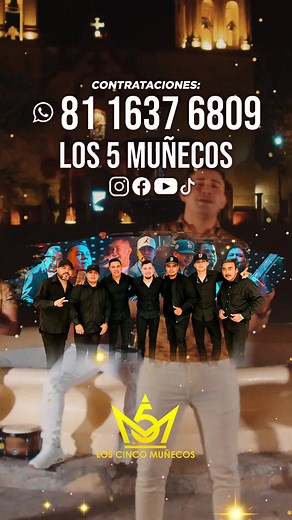 📷¡SOMOS Los 5 Muñecos!📷 Lo mejor de la música vallenata/colombiana, AMPLIO REPERTORIO MUSICAL. Para todo tipo de eventos sociales y night club/rest bar. ¡SIGUENOS EN TODAS NUESTRAS REDES SOCIALES! 📷 📷AYUDANOS A COMPARTIR ESTA PUBLICACIÓN. #LOS5MUÑECOS #vallenato #musicavallenata#fyp #viral #musicacolombiana