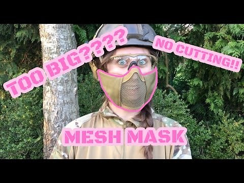 Mesh mask - no more cutting | how to fit your helmet