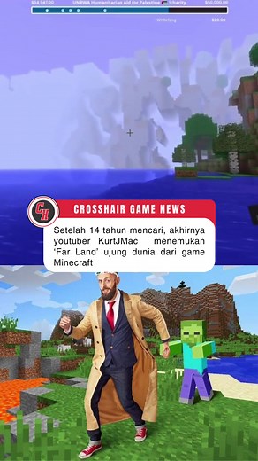 KurtJMac Temukan Far Land di Minecraft Setelah 14 Tahun