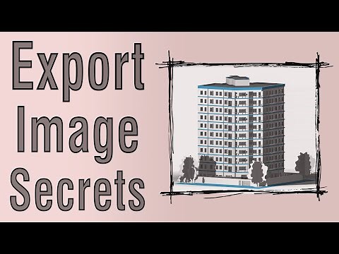 How to properly EXPORT images from Revit !!