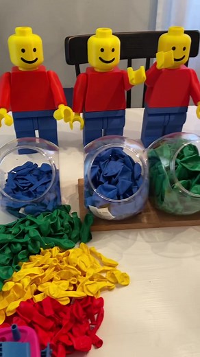 Creative Lego Balloon Centerpieces for Kid's Parties
