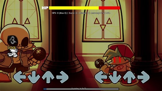 [FNF优质mod/Indie Cross]Burning in hell 98.13%miss3