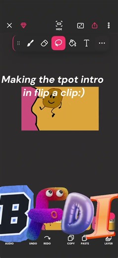 Making BFDI TPOT intro on Flip-a-clip subbed to see full video when it releases #bfdi